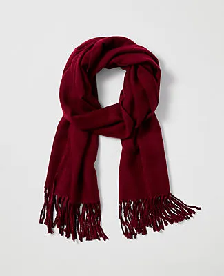 Ann Taylor Weekend Collection Fringe Scarf sold by Ann Taylor