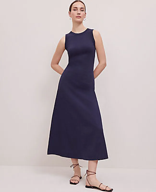 Ann Taylor Petite Weekend Collection Fluted Maxi Dress sold by Ann Taylor
