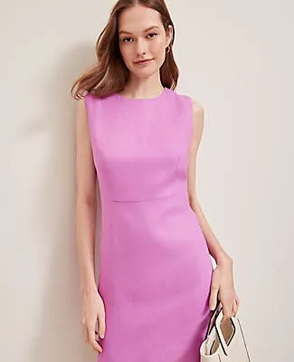 Ann Taylor Petite Linen Blend Shift Dress sold by Ann Taylor