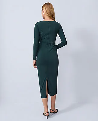 Ann Taylor V-Neck Knit Sheath Dress sold by Ann Taylor product image thumbnail 2