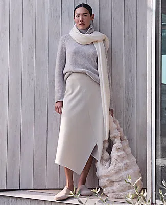 Ann Taylor Haven Well Within Marled Cashmere Cocoon Crewneck Sweater sold by Ann Taylor product image thumbnail 4