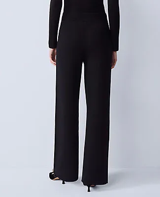 Ann Taylor The Wide-Leg Sweater Pant sold by Ann Taylor product image thumbnail 3