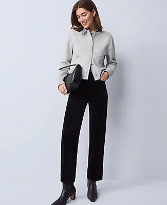 Ann Taylor Weekend Collection Stretch Velvet Pant sold by Ann Taylor