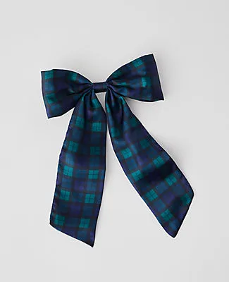 Ann Taylor Tartan Hair Bow sold by Ann Taylor