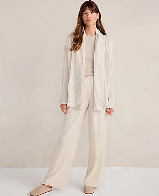 Ann Taylor Haven Well Within Cashmere Cable Open Front Cardigan sold by Ann Taylor product image thumbnail 3