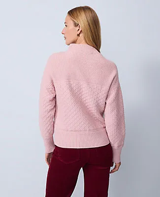 Ann Taylor Weekend Collection Mixed Stitch Sweater sold by Ann Taylor product image thumbnail 2