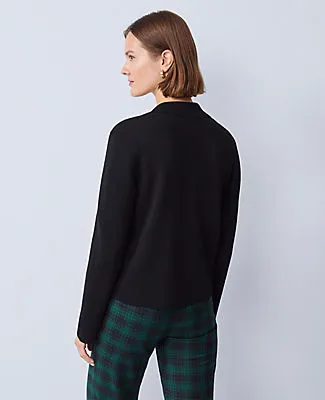 Ann Taylor Collared Sweater Jacket sold by Ann Taylor product image thumbnail 2