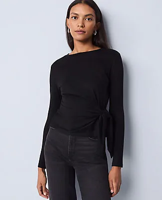 Ann Taylor Weekend Collection Tie Waist Top sold by Ann Taylor product image thumbnail 3