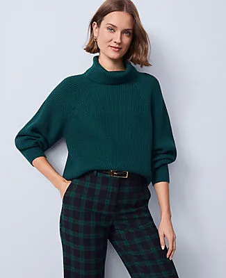 Ann Taylor Ribbed Turtleneck Sweater sold by Ann Taylor