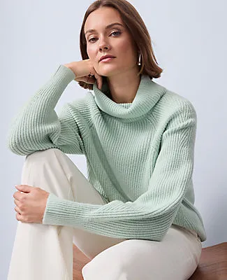 Ann Taylor Ribbed Turtleneck Sweater sold by Ann Taylor