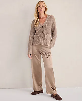 Ann Taylor 40MM SILK CARGO PANT sold by Ann Taylor product image thumbnail 2