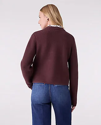 Ann Taylor Double Breasted Sweater Jacket sold by Ann Taylor product image thumbnail 2