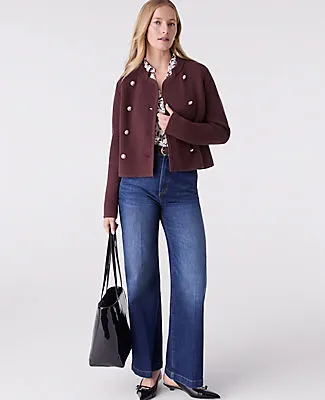 Ann Taylor Double Breasted Sweater Jacket sold by Ann Taylor product image thumbnail 3