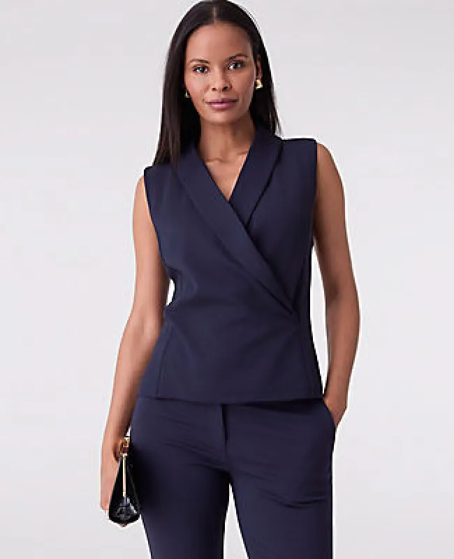 Ann Taylor Shawl Collar Top sold by Ann Taylor