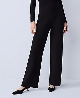 Ann Taylor The Wide Leg Sweater Pant sold by Ann Taylor product image thumbnail 2