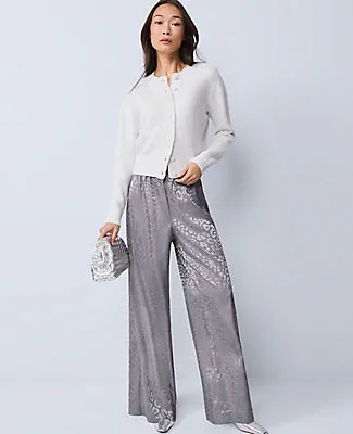 Ann Taylor The Petite Easy Wide-Leg Pant sold by Ann Taylor