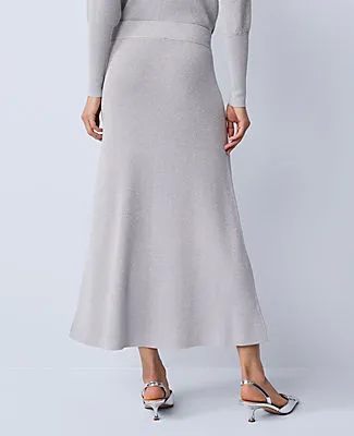 Ann Taylor Ribbed Lurex Midi Skirt sold by Ann Taylor product image thumbnail 3