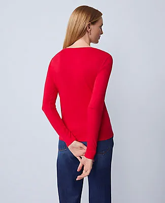 Ann Taylor Weekend Collection Crew Neck Top sold by Ann Taylor product image thumbnail 2