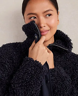 Ann Taylor Haven Well Within Long Sherpa Coat sold by Ann Taylor product image thumbnail 3