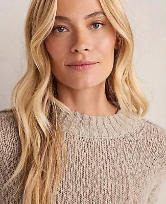 Ann Taylor Haven Well Within Marled Cashmere Crewneck Pullover sold by Ann Taylor product image thumbnail 2