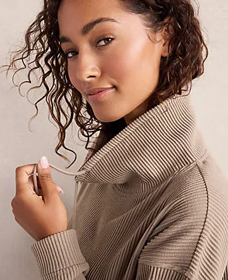 Ann Taylor Haven Well Within Ottoman Rib Cowl Neck Top sold by Ann Taylor product image thumbnail 2