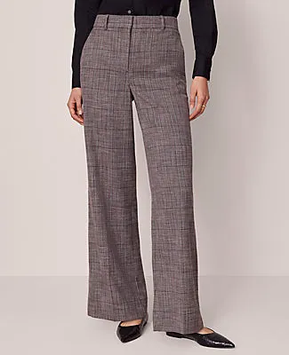 Ann Taylor The Wide-Leg Pant in Plaid sold by Ann Taylor product image thumbnail 3