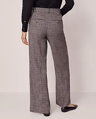 Ann Taylor The Wide-Leg Pant in Plaid sold by Ann Taylor product image thumbnail 4
