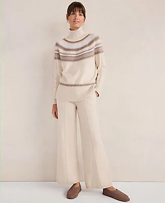 Ann Taylor POLYLANA PINTUCK WIDE LEG sold by Ann Taylor product image thumbnail 3