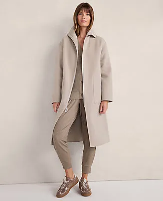 Ann Taylor Haven Well Within Wool Blend Funnel Neck Coat sold by Ann Taylor
