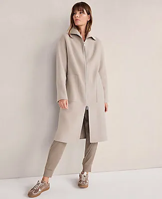 Ann Taylor Haven Well Within Wool Blend Funnel Neck Coat sold by Ann Taylor product image thumbnail 3