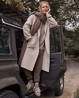 Ann Taylor Haven Well Within Wool Blend Funnel Neck Coat sold by Ann Taylor product image thumbnail 4