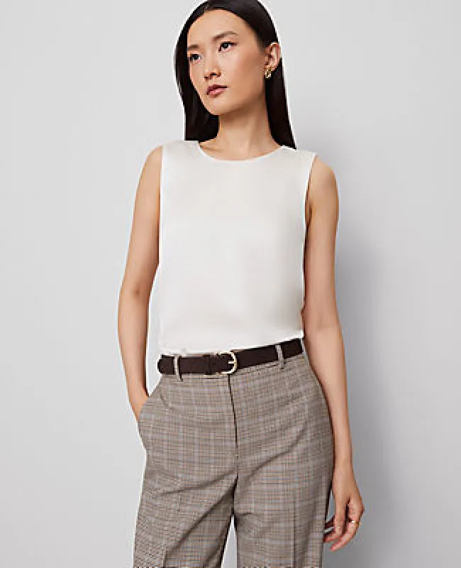 Ann Taylor Crew Neck Shell Top made by Ann Taylor