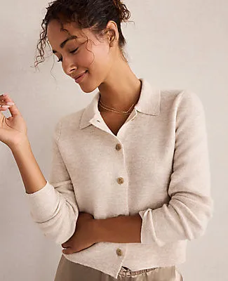 Ann Taylor Haven Well Within Wool Blend Sweater Jacket sold by Ann Taylor