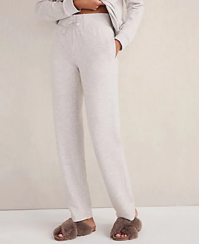 Ann Taylor Haven Well Within Fleece Straight Leg Pants sold by Ann Taylor
