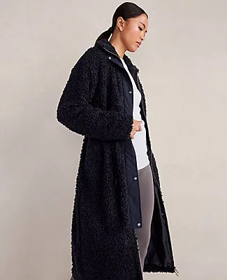 Ann Taylor Haven Well Within Long Sherpa Coat sold by Ann Taylor product image thumbnail 4