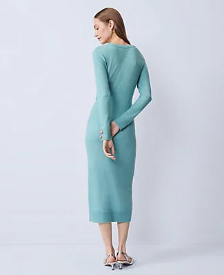 Ann Taylor Petite Wrap Effect Sweater Sheath Dress sold by Ann Taylor product image thumbnail 2