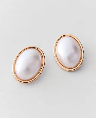 Ann Taylor Oversized Pearl Stud Earrings sold by Ann Taylor