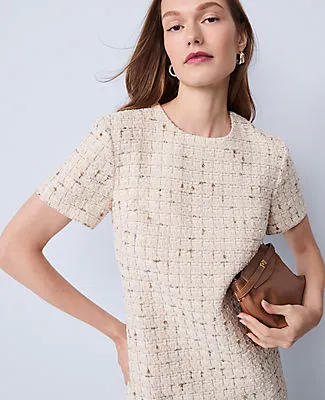 Ann Taylor Tweed Shift Dress sold by Ann Taylor