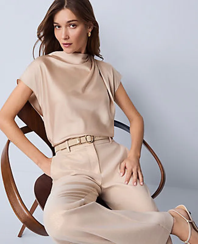 Ann Taylor Cowl Neck Popover Top sold by Ann Taylor