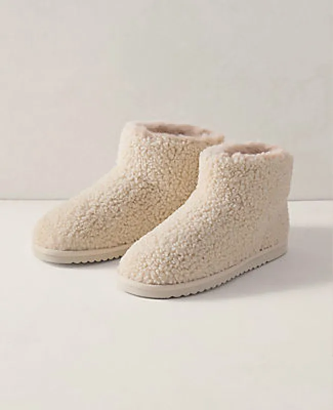 Ann Taylor Haven Well Within Sherpa Bootie sold by Ann Taylor