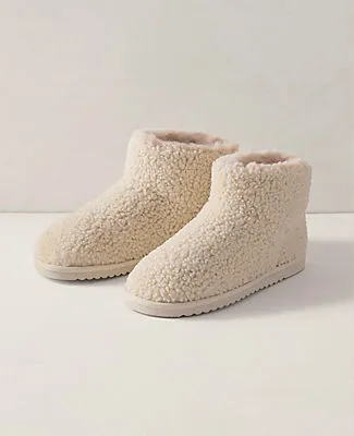 Ann Taylor Haven Well Within Sherpa Bootie sold by Ann Taylor
