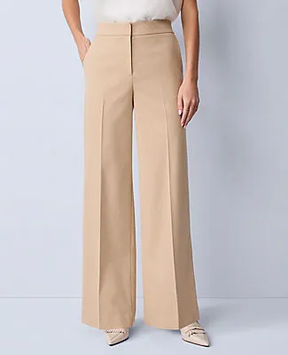 Ann Taylor The Perfect Wide-Leg Pant in Flannel sold by Ann Taylor product image thumbnail 2