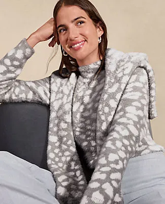 Ann Taylor Leopard Print Sweater sold by Ann Taylor product image thumbnail 3