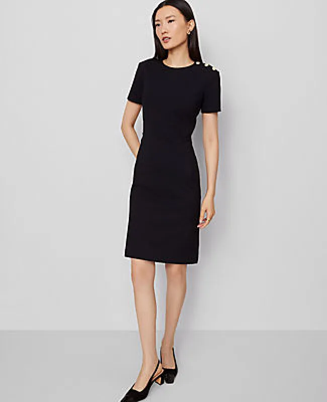 Ann Taylor Petite Ponte Sheath Dress sold by Ann Taylor