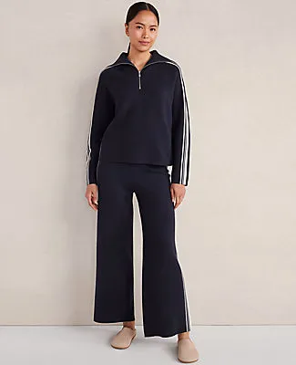 Ann Taylor Haven Well Within Sporty Stripe Straight Leg Pants sold by Ann Taylor product image thumbnail 3