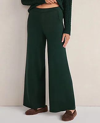 Ann Taylor Haven Well Within Organic Cotton Relaxed Wide Leg Pants sold by Ann Taylor