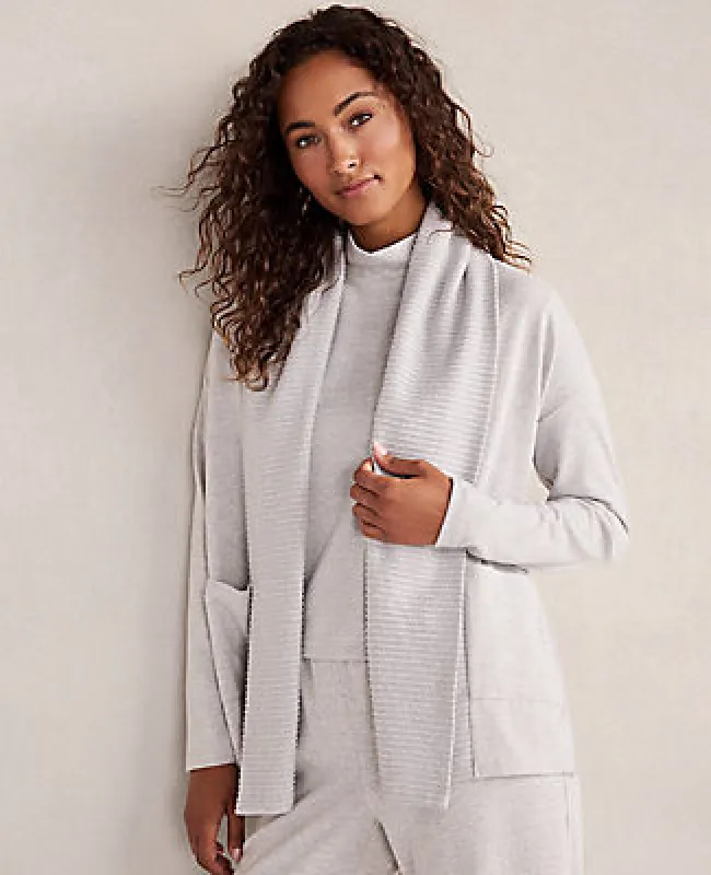 Ann Taylor Haven Well Within Cozy Knit Open Front Cardigan sold by Ann Taylor