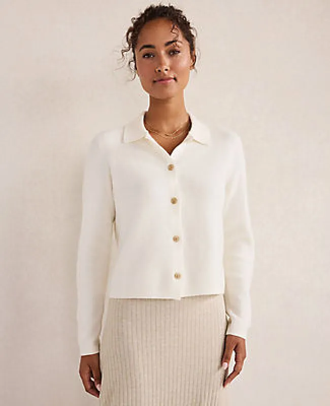 Ann Taylor Haven Well Within Wool Blend Sweater Jacket sold by Ann Taylor