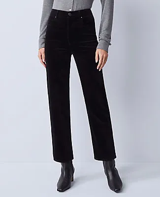 Ann Taylor Petite Weekend Collection Stretch Velvet Pant sold by Ann Taylor product image thumbnail 2