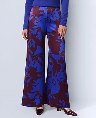 Ann Taylor Studio Collection Floral Silk Palazzo Pant sold by Ann Taylor product image thumbnail 2